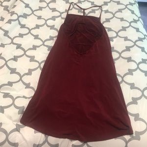 Never worn open back dress